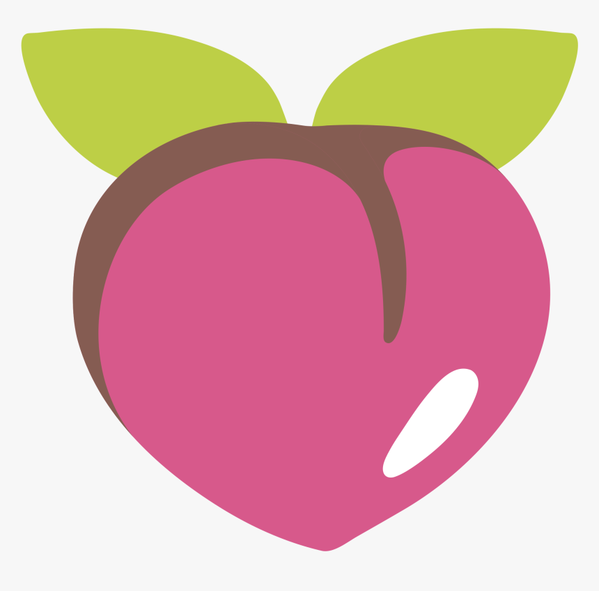 Transparent Peach Clip Art - Purple Peach Emoji, HD Png Download, Free Download