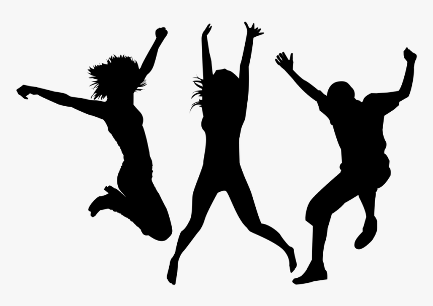 Silhouette-2419229 960 - Happy People Silhouette Png, Transparent Png, Free Download