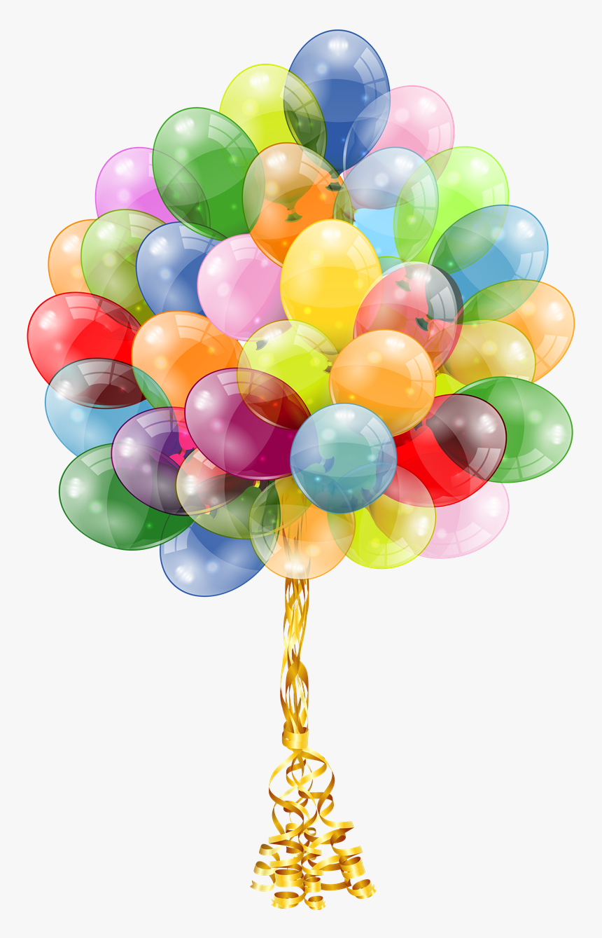 Colorful Balloons Png Download Image - Bunch Of Balloons Transparent Background, Png Download, Free Download