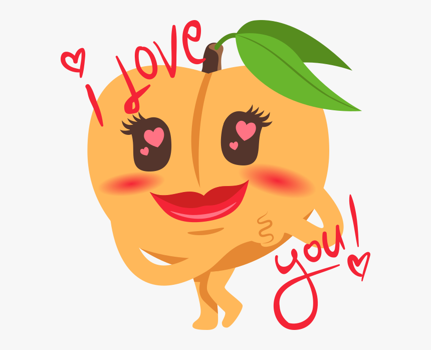 A Peach Life Inspired - Emojis De Te Amo, HD Png Download, Free Download