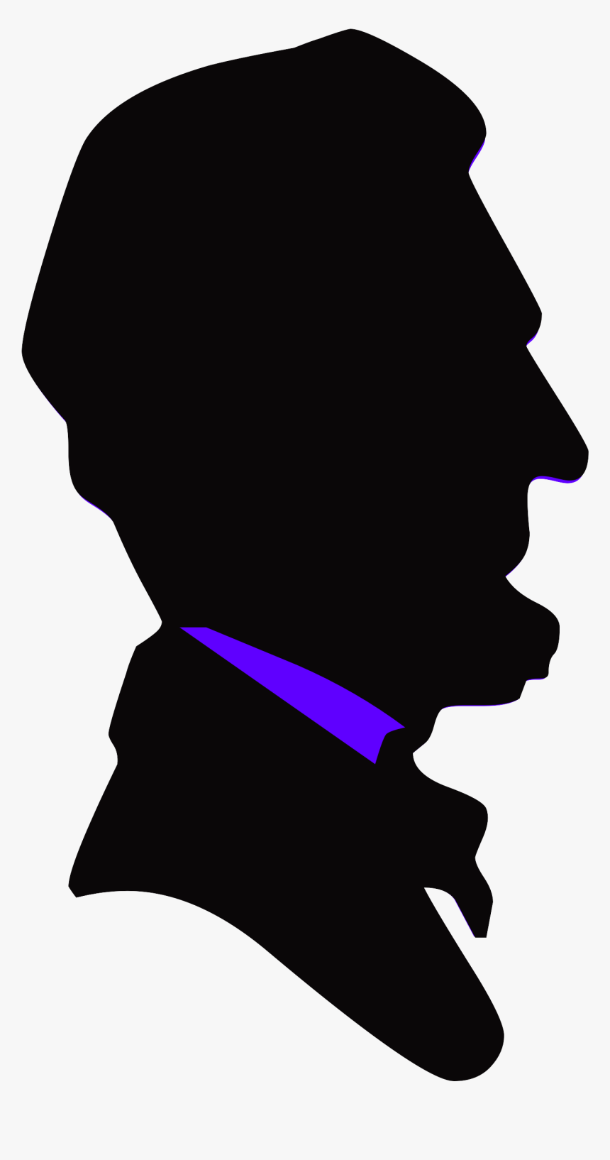 Abraham Lincoln Silhouette - Abraham Lincoln Silhouette Png, Transparent Png, Free Download