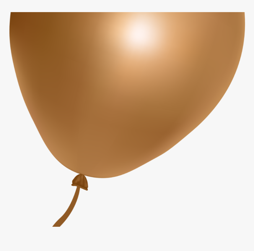 Golden Brown Balloon Png Image - Brown Balloon Png, Transparent Png, Free Download