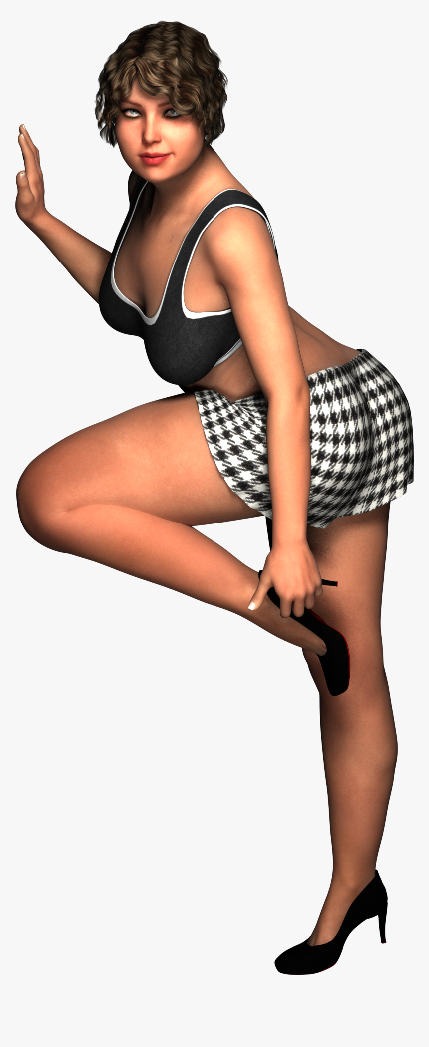 Sexy 3d Render Png, Transparent Png, Free Download