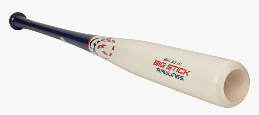 Angle View Of Rawlings 243ma Big Stick Wood Baseball - Wood Rawlings Baseball Bats, HD Png Download, Free Download