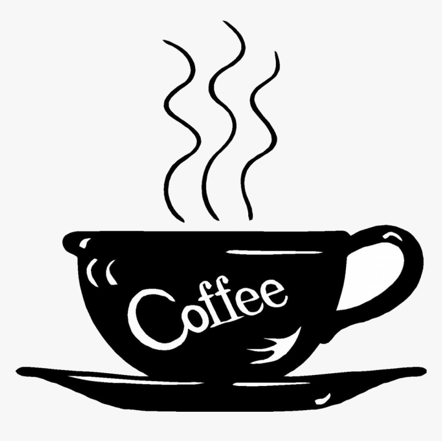 Coffee Coffee Clipart Black And White Lckdabi Around - Clip Art Cup Of Coffee, HD Png Download, Free Download