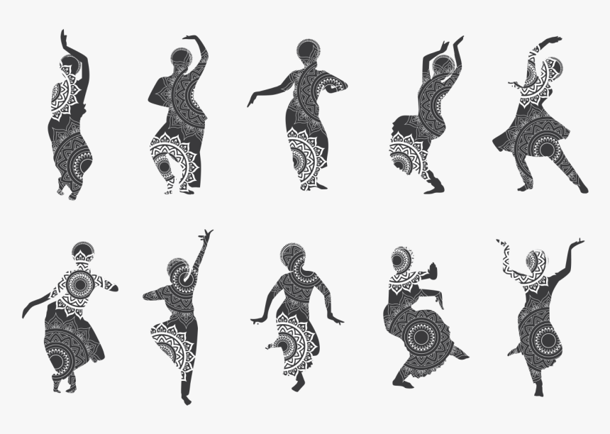 Silhouette Dance Bollywood, HD Png Download, Free Download