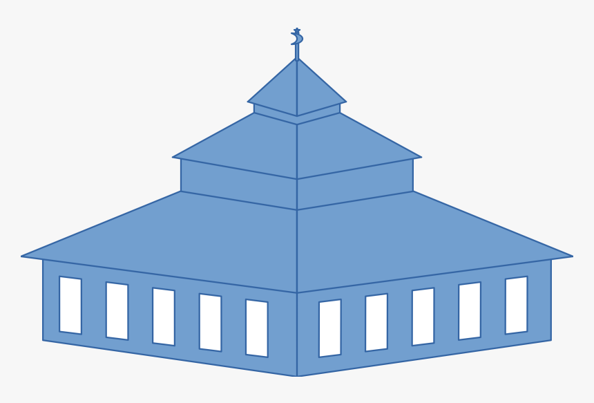 Clasic Masjid Clip Arts - Mushola Vector Png, Transparent Png, Free Download