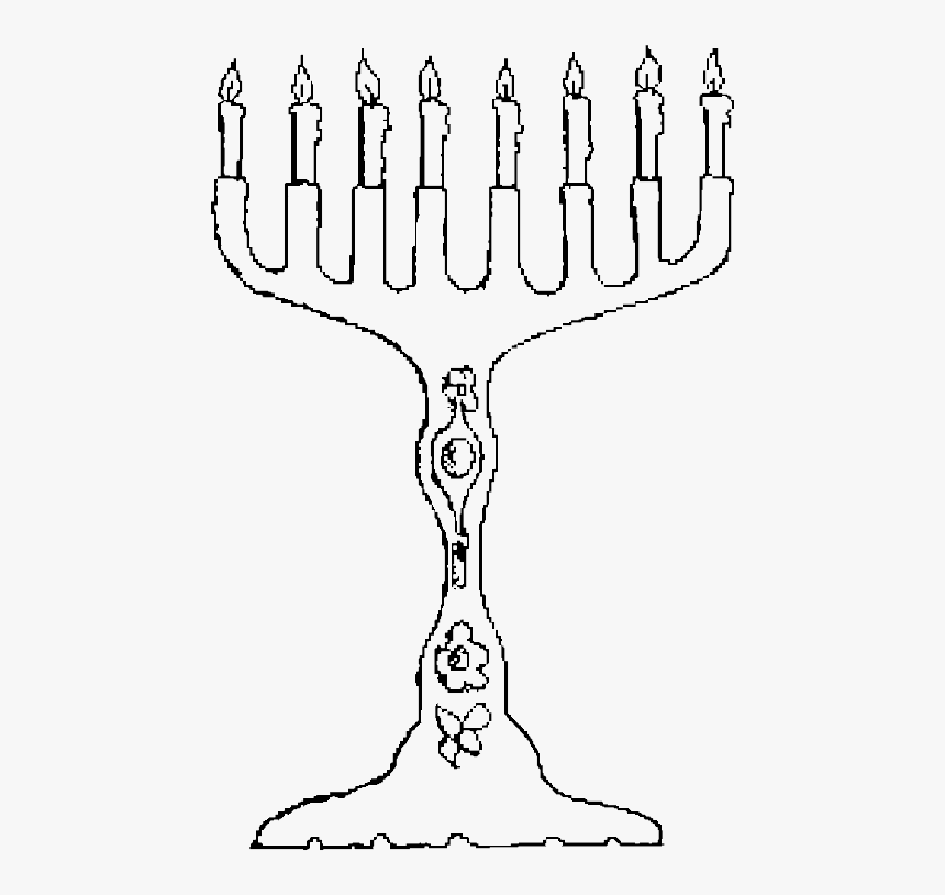 Transparent Hanukka Clipart - Line Art, HD Png Download, Free Download