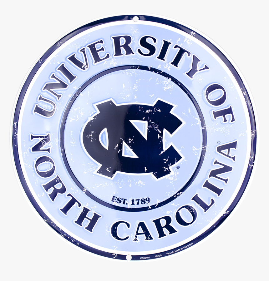 North Carolina Tar Heels Circle Sign - Quality Control Approved Blue, HD Png Download, Free Download