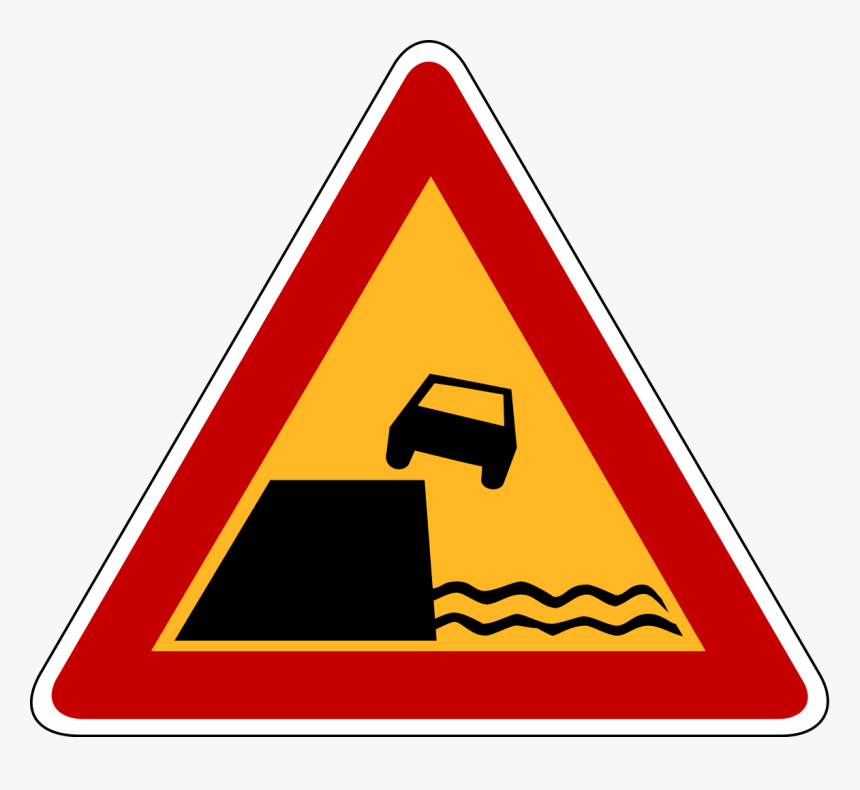 Flying Rocks Road Sign, HD Png Download, Free Download