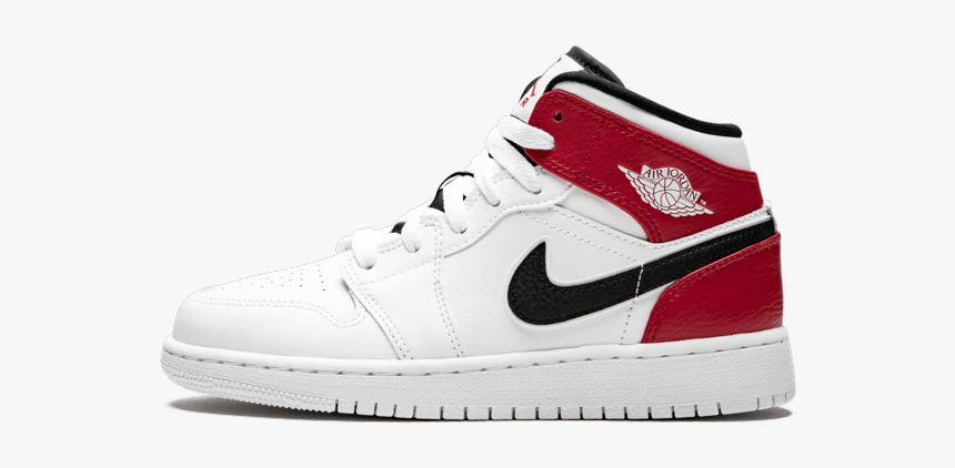 Jordan 1 Mid Black And White, HD Png Download, Free Download