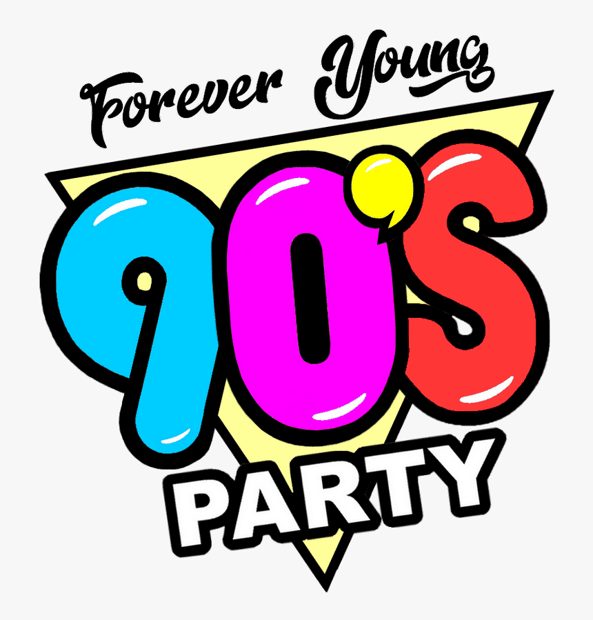 Clip Art Born In Bienvenue Sur - 90's Forever Young Party, HD Png Download, Free Download