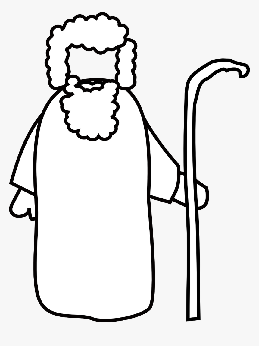 Shepherd Coloring Pages For Kids, HD Png Download, Free Download