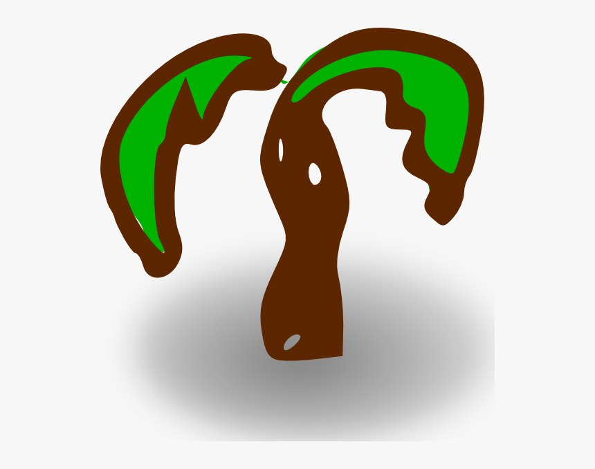 Rpg Map Symbols Palm Tree 2 Svg Clip Arts - Palm Tree Clip Art, HD Png Download, Free Download