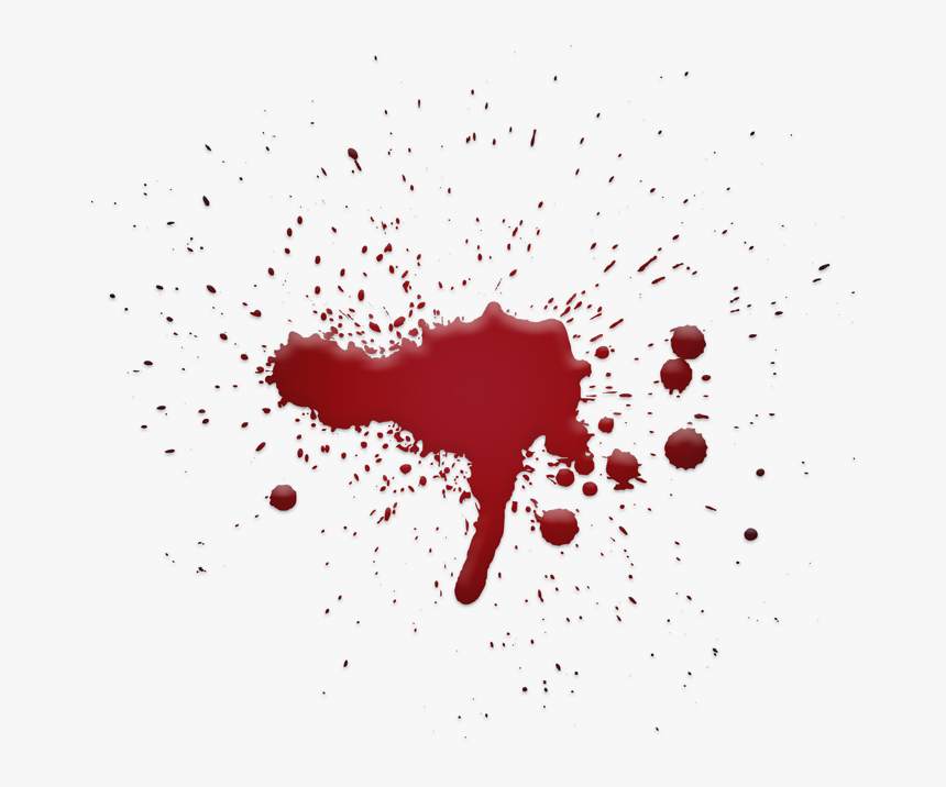 Blood Spatter Png Download - Blood Splatter Blood Sticker, Transparent Png, Free Download