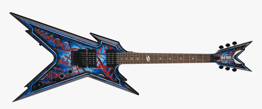 Dean Guitars Razorback Db Floyd Dna Spatter - Dean Dimebag Razorback, HD Png Download, Free Download