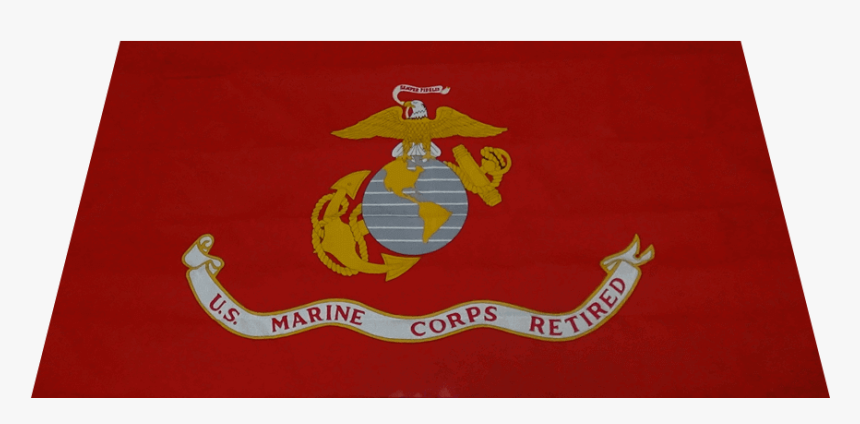 Marine Corps Flag - Fold Marine Corps Flag, HD Png Download, Free Download