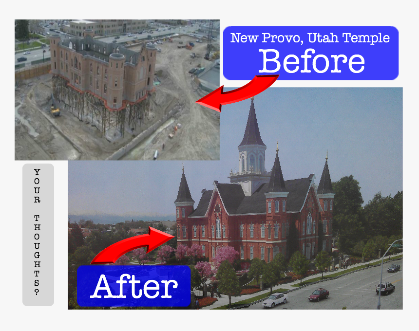 Old Provo Utah Temple, HD Png Download, Free Download