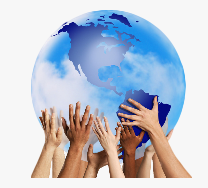Globe With Hand Png - Globe In Hand Png, Transparent Png, Free Download