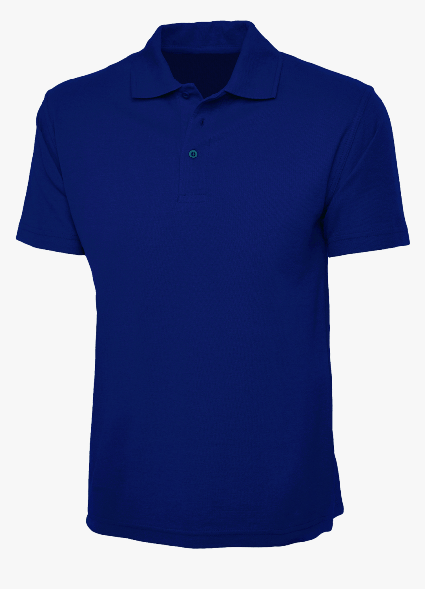 Thumb Image - Royal Blue Polo Shirt Plain, HD Png Download - kindpng