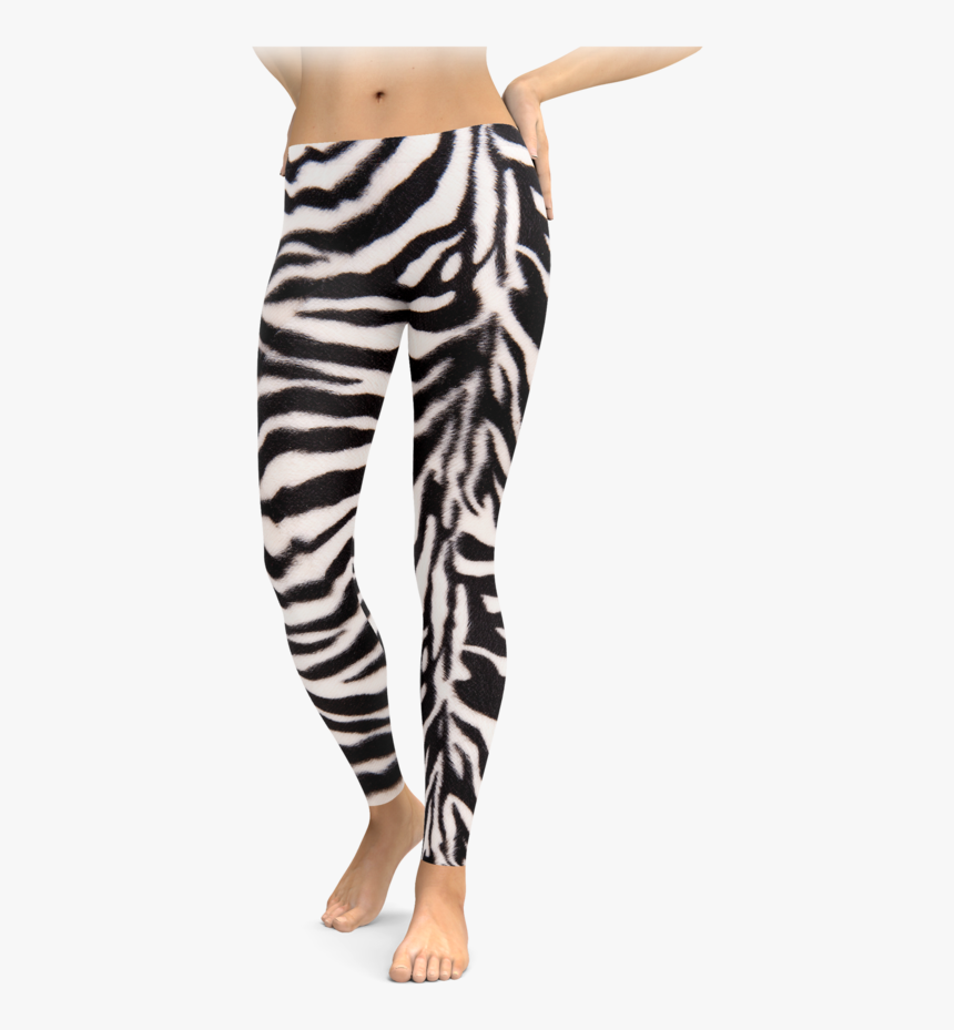 Zebra Stripes Leggings - Leggings, HD Png Download, Free Download
