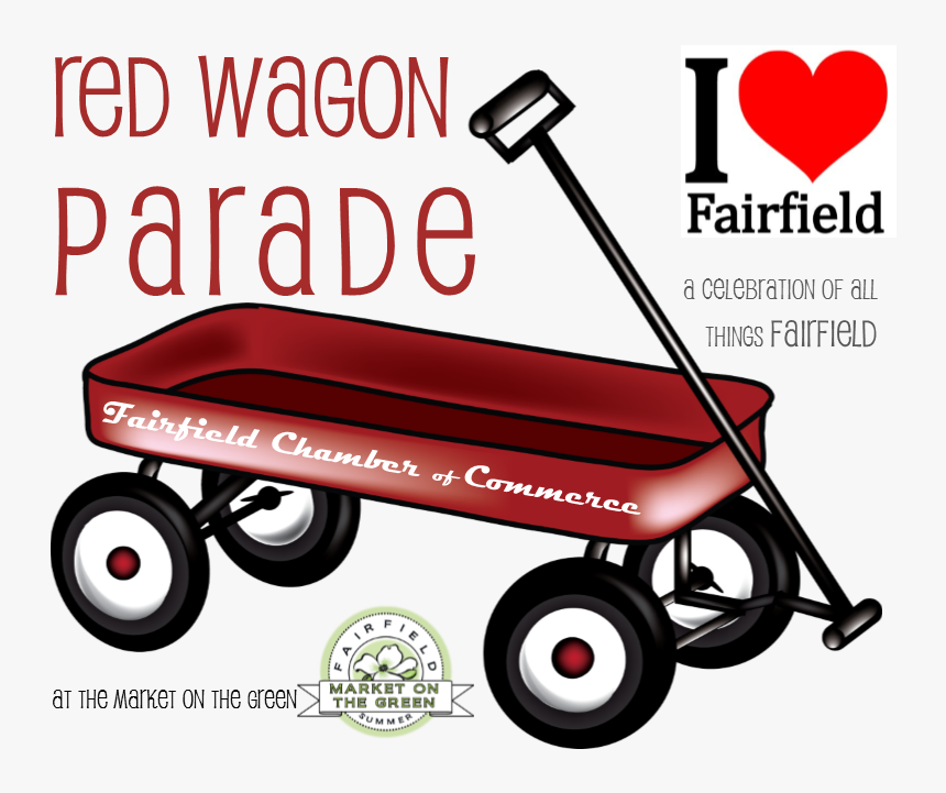 Parade And Fairfield Market - Radio Flyer Wagon Drawing, HD Png Download, Free Download