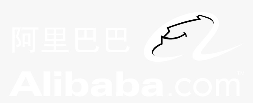Alibaba Logo Black And White - Alibaba Logo Png Black And White, Transparent Png, Free Download