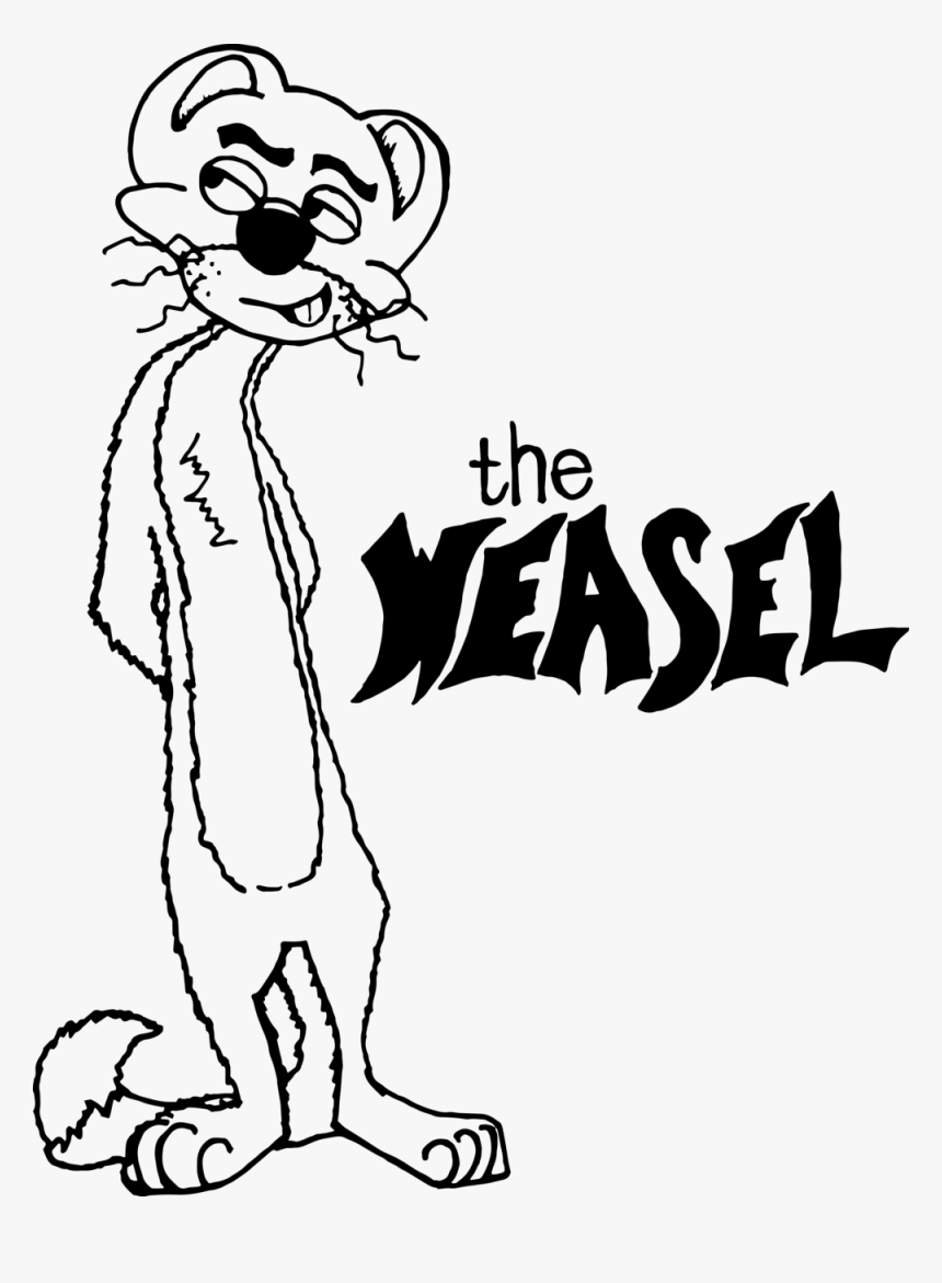 Weasel Graphic - Cartoon, HD Png Download, Free Download