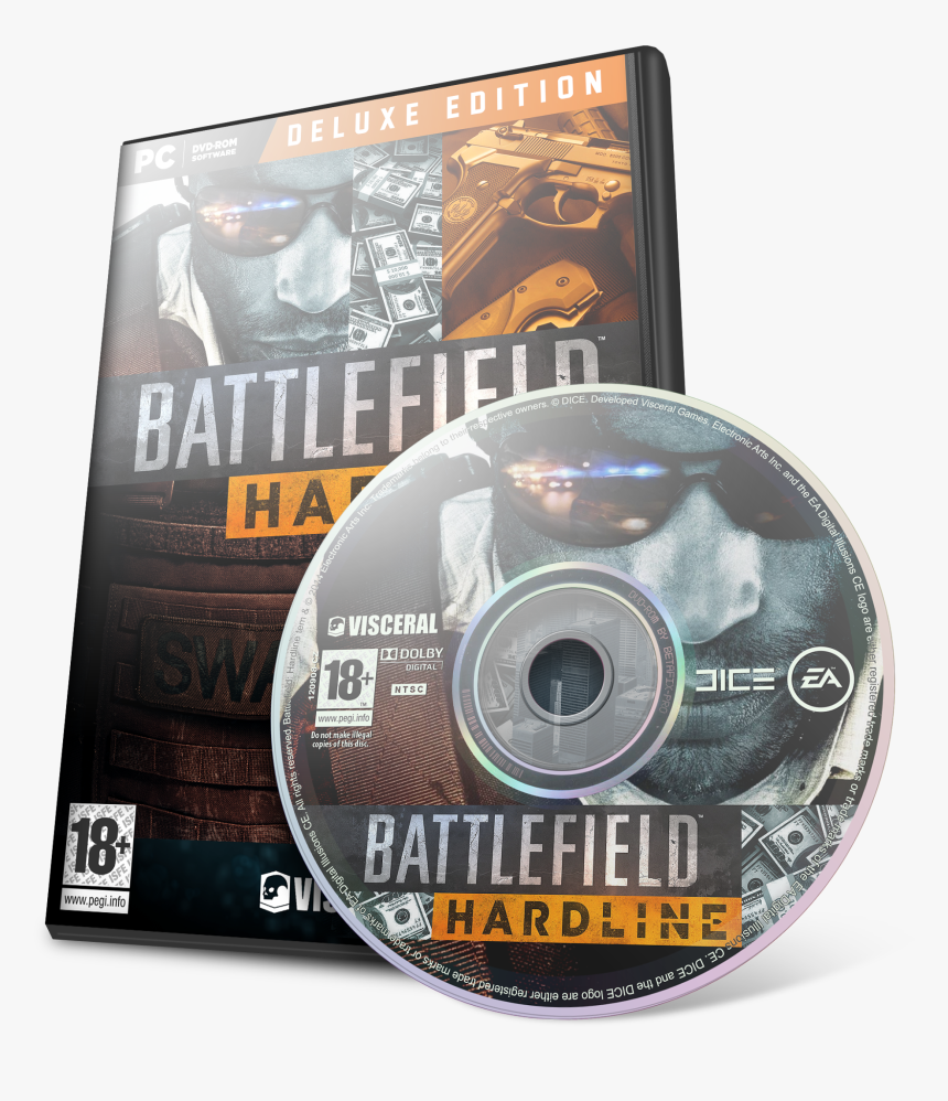 Battlefield Hardline For Sony Ps4 , Png Download - Cd, Transparent Png, Free Download