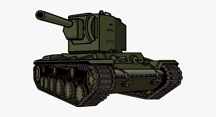 Apache Drawing Army Tank - Kv 2 Transparent Background, HD Png Download -  kindpng