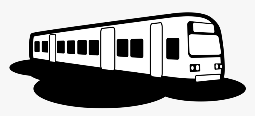 Train Clipart Old School - Clip Art Of Metro Train, HD Png Download, Free Download