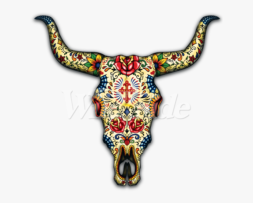 Transparent Bull Skull Png - Day Of The Dead Animals, Png Download, Free Download