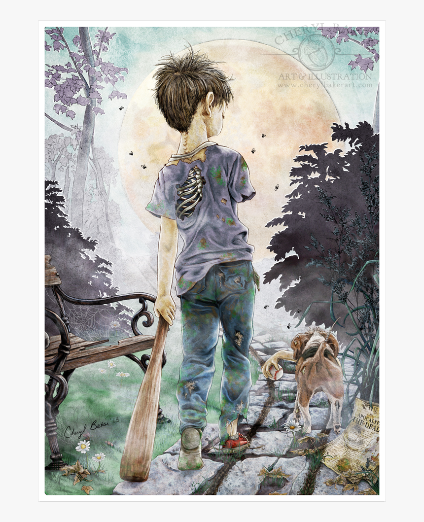 Image - Boy Walking Painting, HD Png Download, Free Download