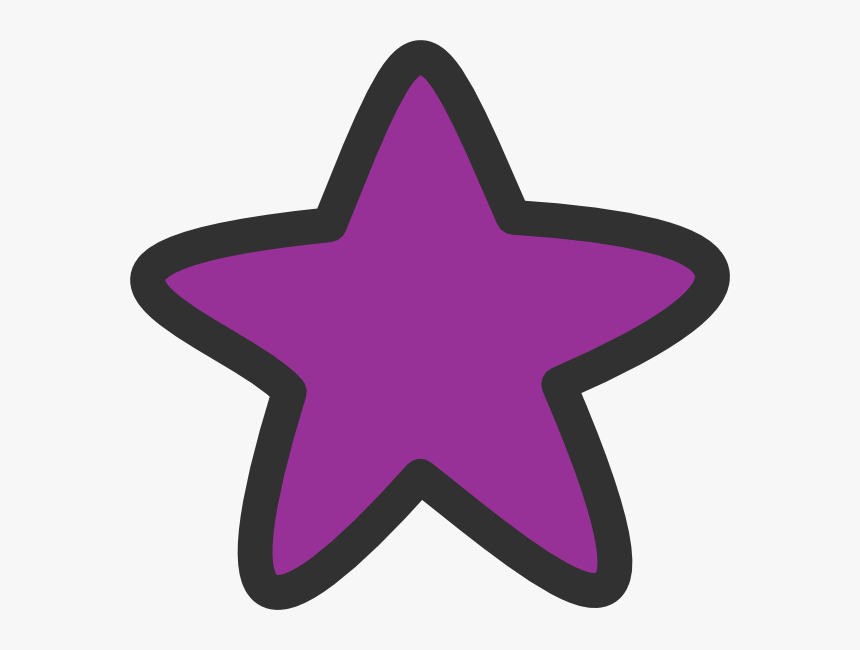 I Clipart Purple - Clip Art Purple Star, HD Png Download, Free Download