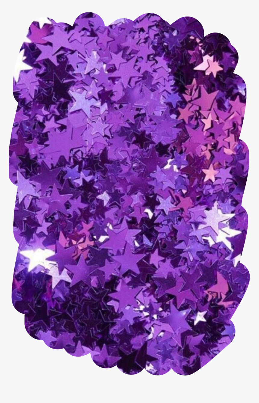 Transparent Purple Confetti Png - Purple Aesthetic, Png Download, Free Download