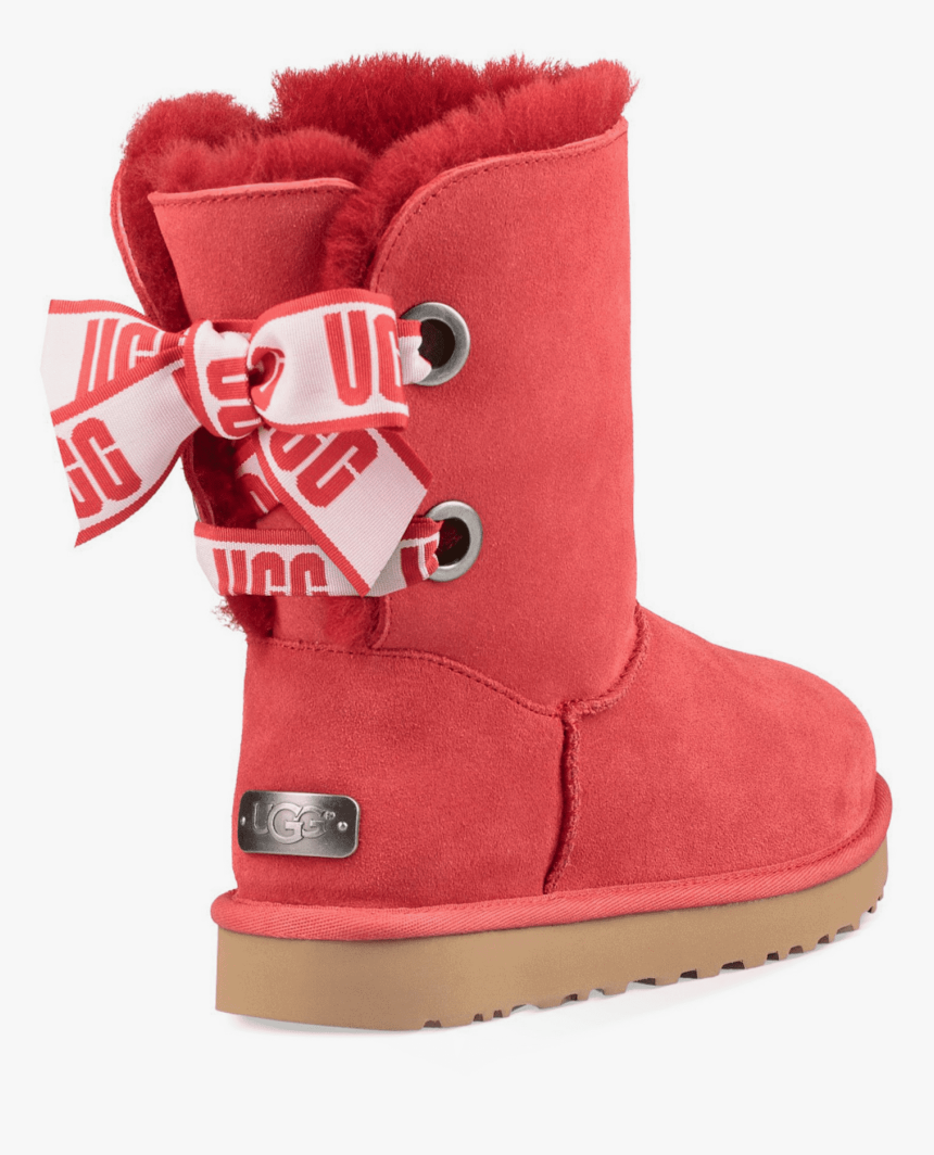 red uggs with bows