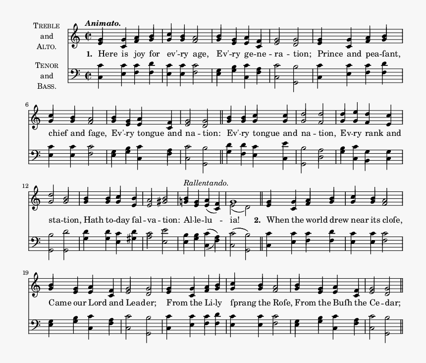 Transparent Joy To The World Png - Sheet Music, Png Download, Free Download