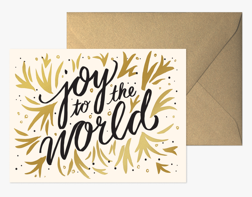 Joy To The World - Calligraphy, HD Png Download, Free Download