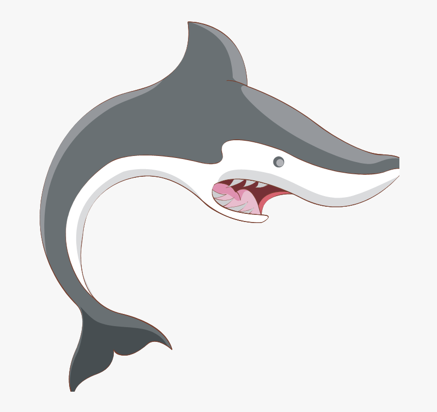 Transparent Jumping Tiger Png - Shark Clip Art, Png Download, Free Download