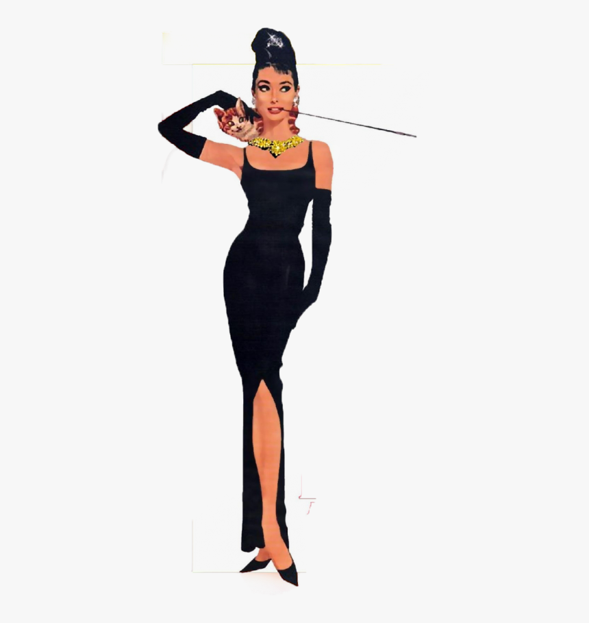 Audrey Hepburn Png Free - Breakfast At Tiffany's Clipart, Transparent Png, Free Download