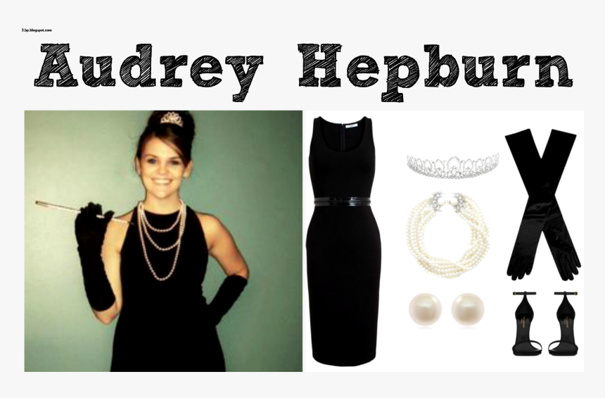 Diy Halloween Costumes Audrey Hepburn Life In The Sunshine - Audrey Hepburn Diy Halloween, HD Png Download, Free Download