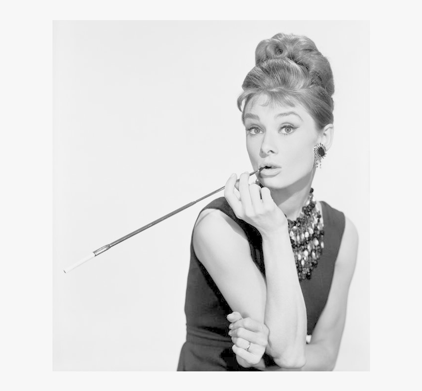 Clip Art Distinguished In At Tiffany - Audrey Hepburn Breakfast At Tiffany's, HD Png Download, Free Download