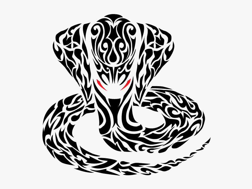 Transparent Snake Tattoo Png - Tribal Snake Design, Png Download, Free Download