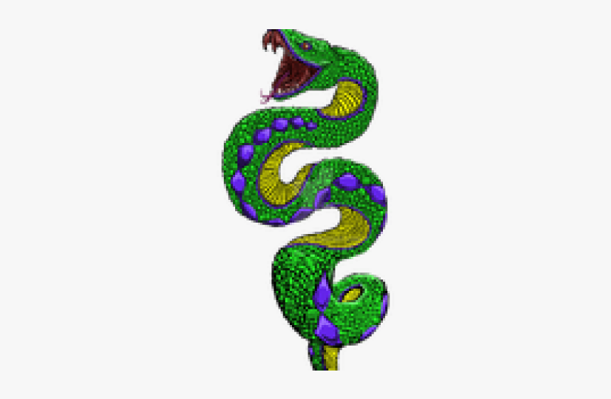 Snake Tattoo Png Transparent Images - Green Snake Tattoo Art, Png Download, Free Download