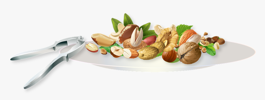 Nuts, Peanuts, Cashews, Plate Of Nuts, Almonds - Dish, HD Png Download, Free Download