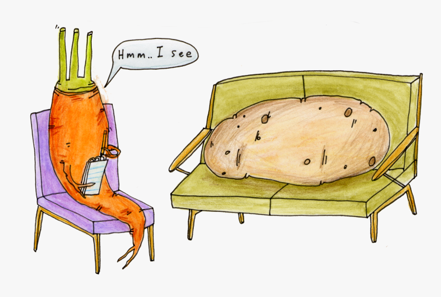 Not Your Average Couch Potato - Couch Mashed Potato, HD Png Download, Free Download