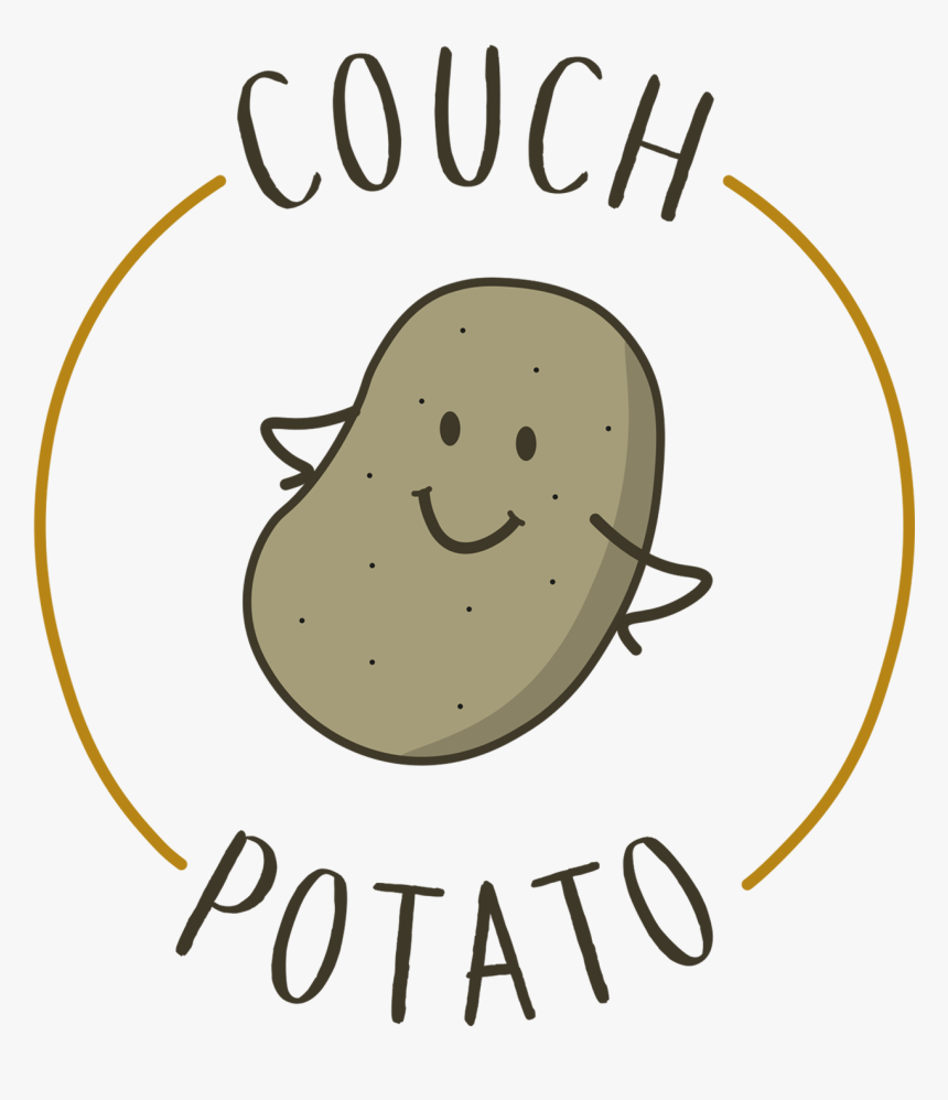 Bold, Playful, Cafe Logo Design For Couch Potato Collective - Couch Potato Clipart, HD Png Download, Free Download