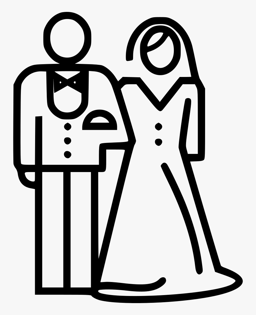 Bride And Groom - Bride Clip Art Free Transparent, HD Png Download, Free Download