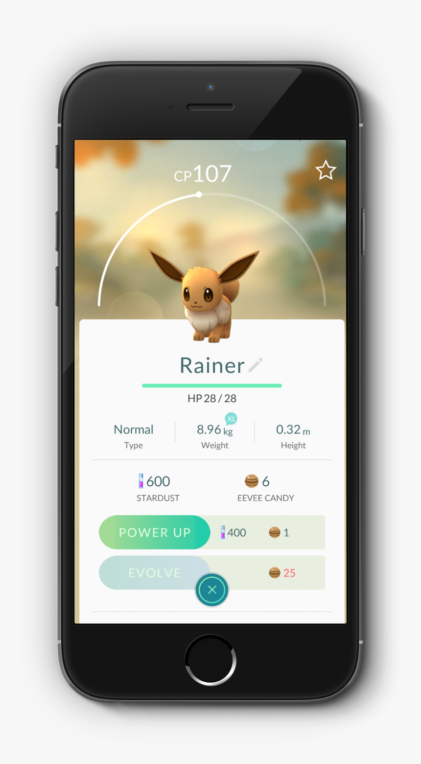 Evee Pokémon Go - Iphone, HD Png Download, Free Download