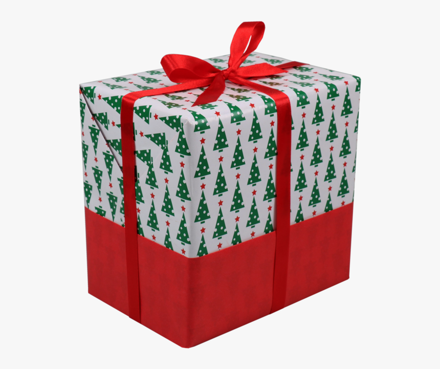 Red White And Green Christmas Present, HD Png Download, Free Download